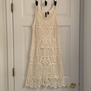 Mango cream lace dress size 4